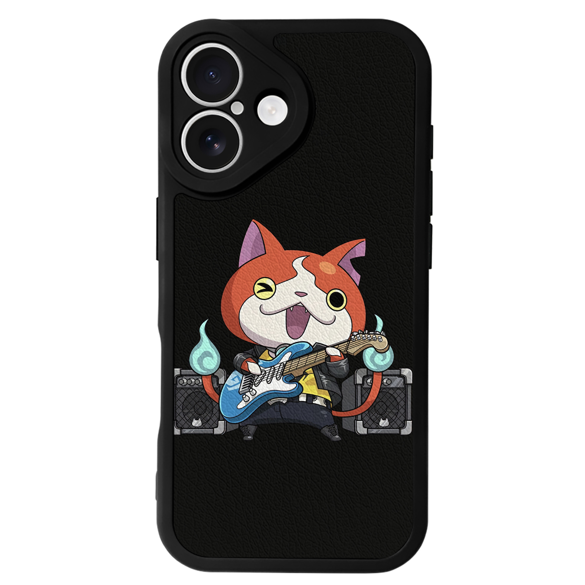 （画像用） 妖怪ウォッチ Yo-kai Watch 【iPhone 16シリーズ対応】シリコンスマホケース（レザー調） 材質：シリコン